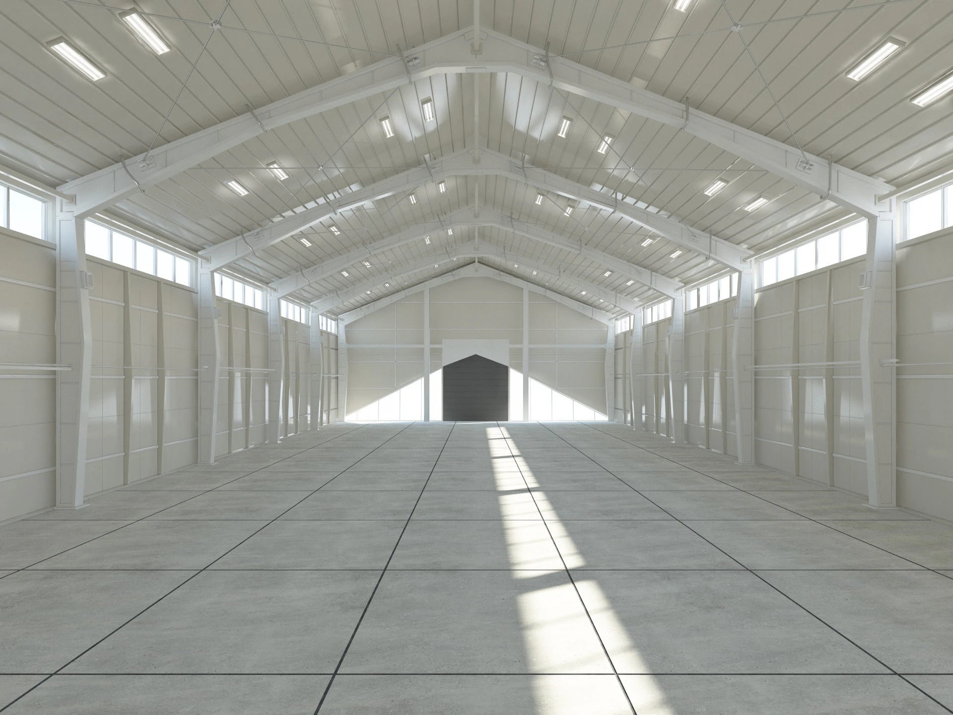 Warehouse White Office 3D Model .c4d .max .obj .3ds .fbx .stl .blend 