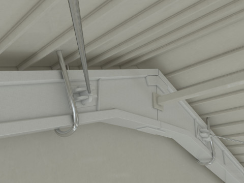 Warehouse White Office 3D Model