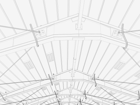 Warehouse White Office 3D Model