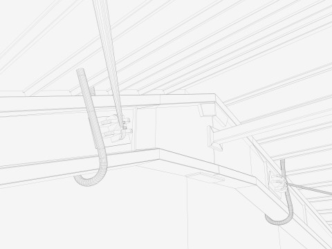 Warehouse White Office 3D Model