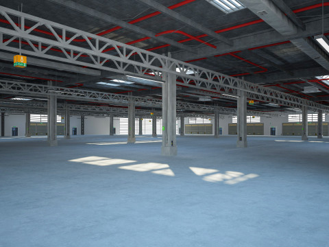 Exhibition Hall 3D Model