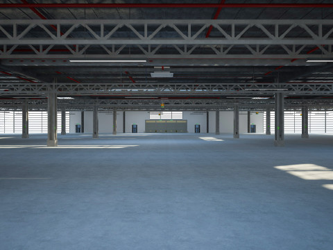 Exhibition Hall 3D Model