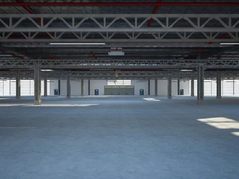 Exhibition Hall 3D Model