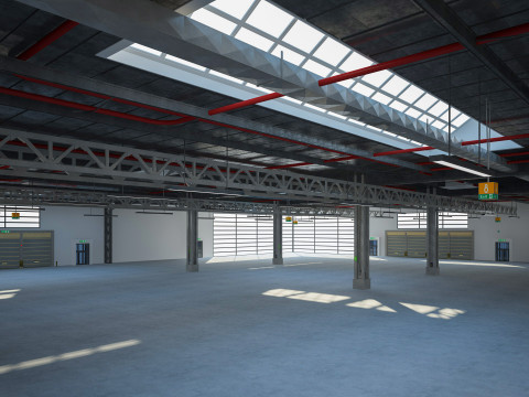 Exhibition Hall 3D Model