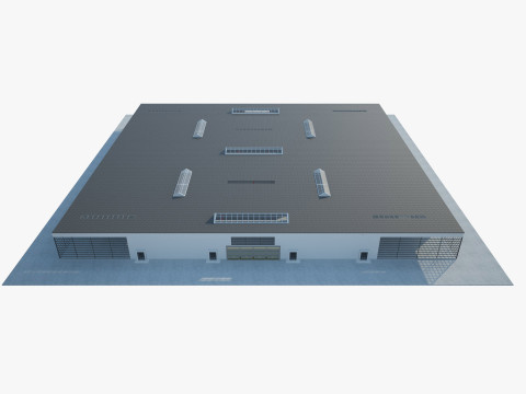 Exhibition Hall 3D Model