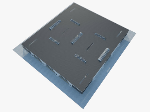 Exhibition Hall 3D Model