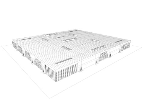Exhibition Hall 3D Model
