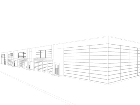 Exhibition Hall 3D Model