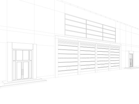 Exhibition Hall 3D Model