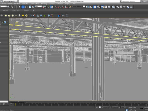 Exhibition Hall 3D Model