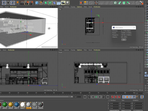 Commercial kitchen 3 3D Model