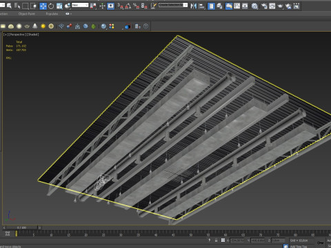 Ceiling Ventilation Pipes 3D Model
