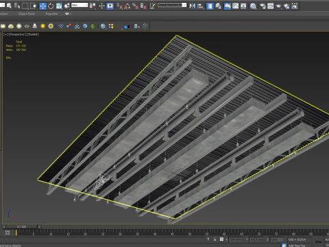 Ceiling Ventilation Pipes 3D Model