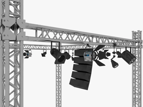 Light Truss 2 3D Model