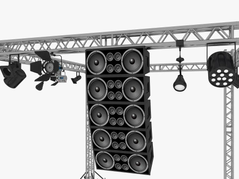 Light Truss 2 3D Model