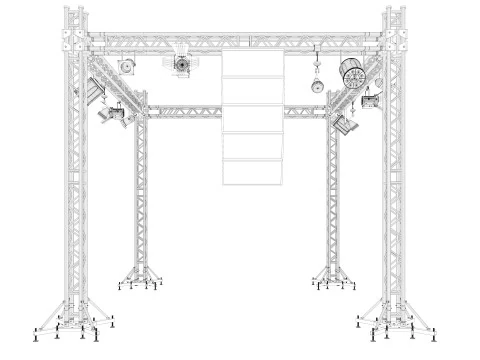 Light Truss 2 3D Model