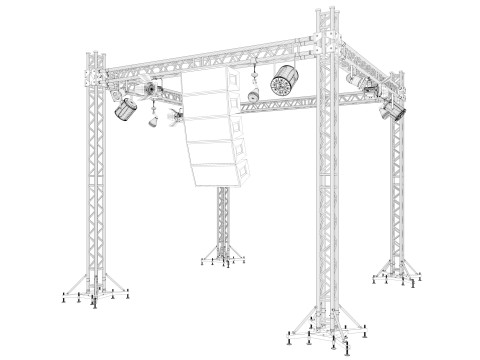 Light Truss 2 3D-Modell