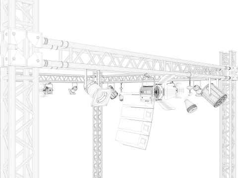 Light Truss 2 3D-Modell