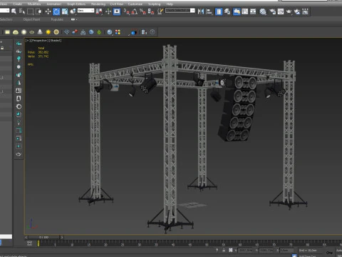 Light Truss 2 3D Model
