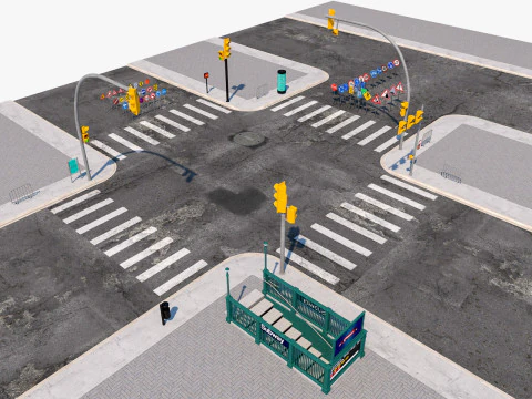 Cole&ccedil;&atilde;o Road Street Modelo 3D