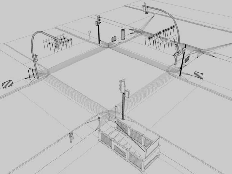 Collezione Road Street Modello 3D