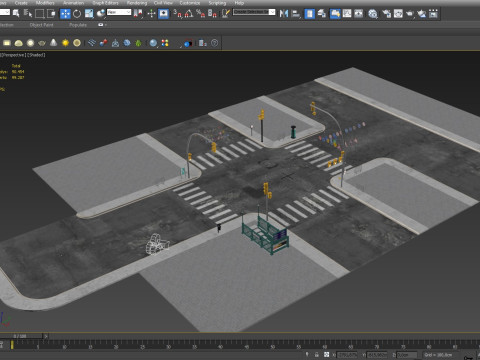 Road Street Collection Model 3D