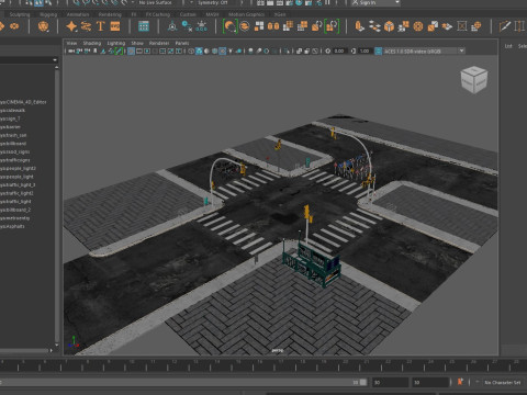 Road Street Collection Model 3D