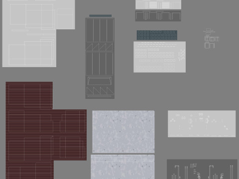 Cartoon Factory Low-poly 3D Model