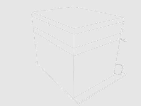 Cartoon medicine shop Low-poly 3D मॉडल