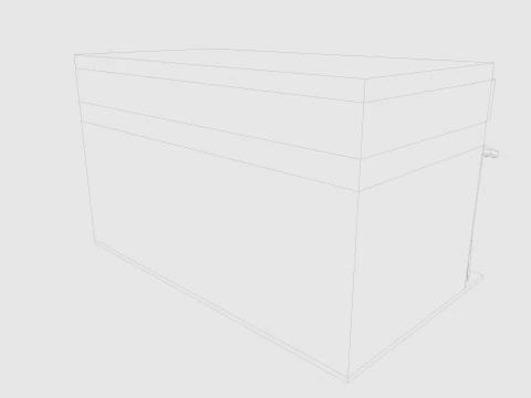 Cartoon Bakery Low-poly 3D Model
