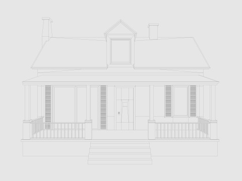 Cartoon House 5 Low-poly 3D Model