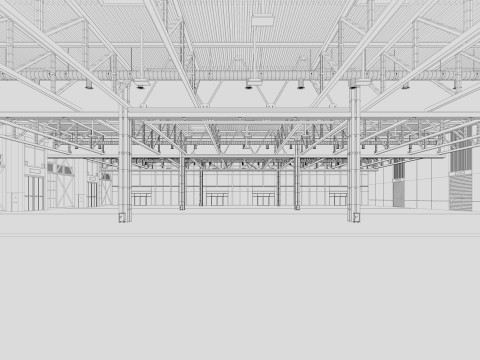 Exhibition Hall 32 3D 模型
