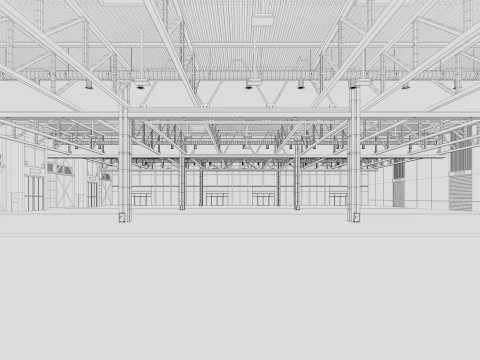 Exhibition Hall 32 3D Model