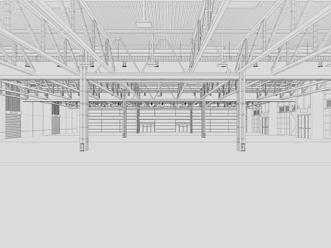 Exhibition Hall 32 3D 模型