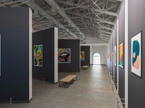 Art Gallery 3D Model