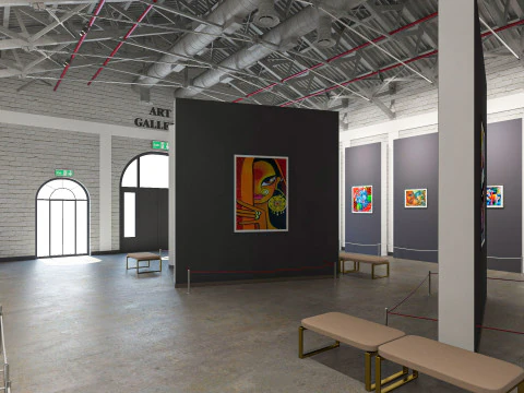 Art Gallery 3D Model
