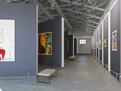Art Gallery 3D Model