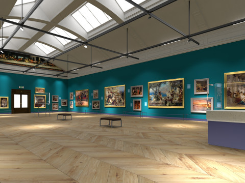Art Gallery 2 3D Model