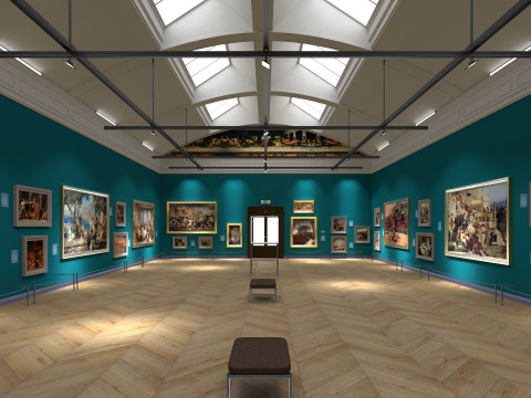Art Gallery 2 3D Model