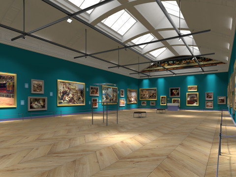 Art Gallery 2 3D Model