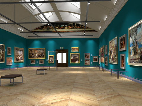 Art Gallery 2 3D Model