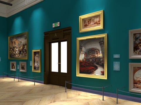 Art Gallery 2 3D Model