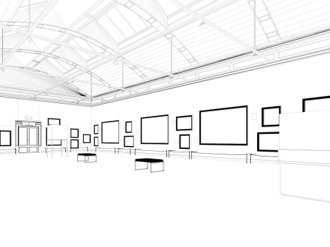 Художня галерея 2 3D Модель