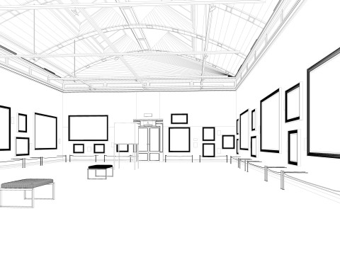 Art Gallery 2 3D Model