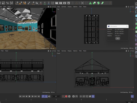 Art Gallery 2 3D Model
