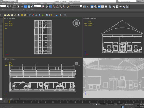 Art Gallery 2 3D Model