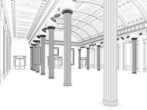 Art Gallery 3 3D Model