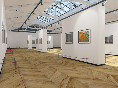 Art Gallery Exhibition Model 3D