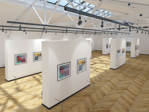 Art Gallery Exhibition Model 3D