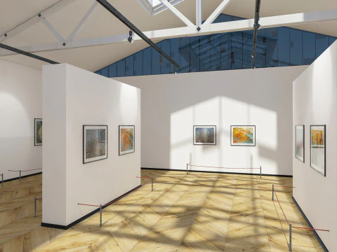 Art Gallery Exhibition 3D Model